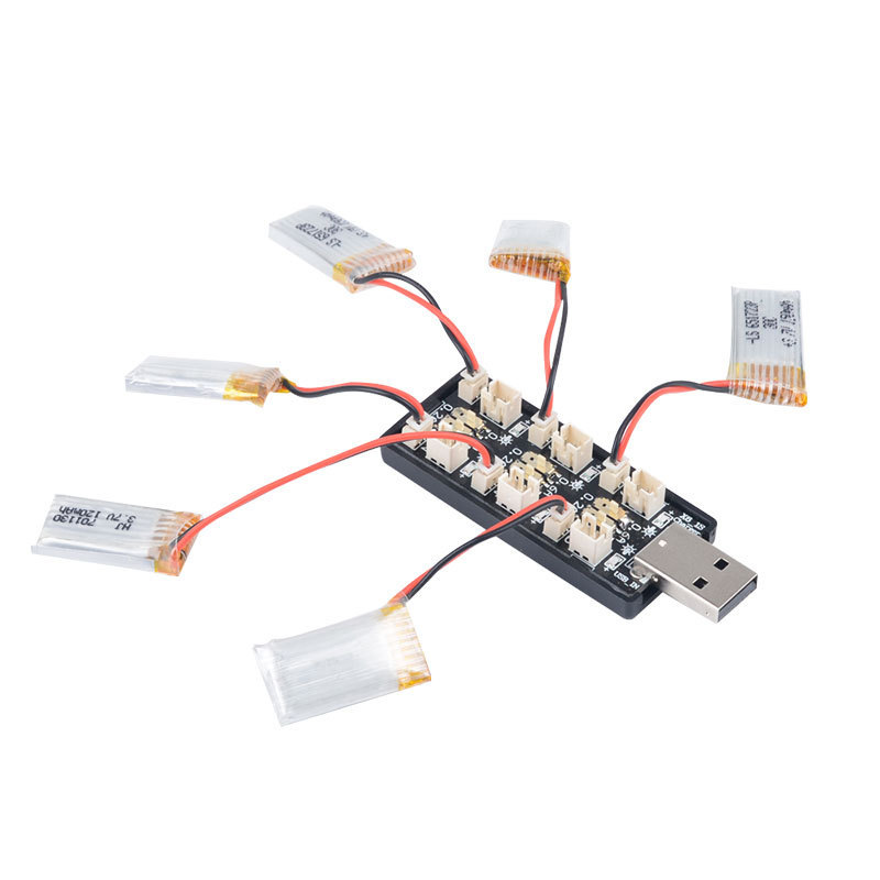 6CH USB 1S LiPo/LiHv 3.7V/4.2V - огляд і ціна Drone Battery Adapter